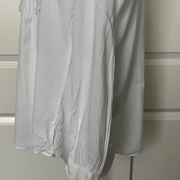 Sundance White Ruffle Boho Long Sleeve Blouse Top Size XS - Picture 4 of 15